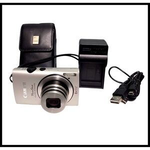 Canon PowerShot ELPH 310 HS / IXUS 230 HS 12.1MP Digital Camera Silver SD Card